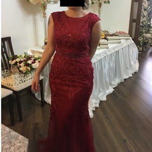 Cranberry Cinderella Divine Gown